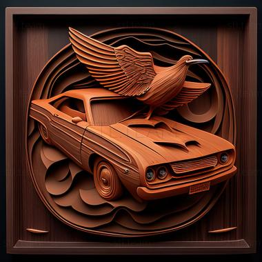 3D model Plymouth Roadrunner (STL)